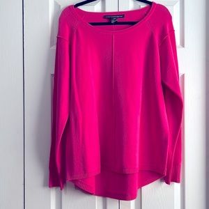 💗🌸🆕 NWT French Connection Prosecco Pink Crew Neck Sweater Size Medium.